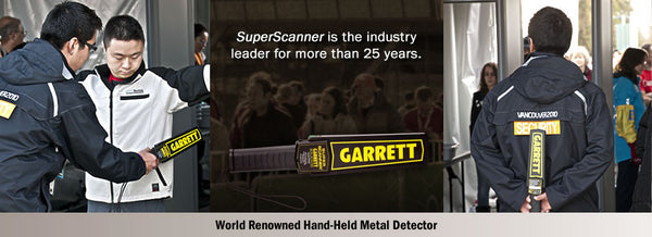 Détecteur de métaux portatif Garrett Super Scanner V – Sbimali
