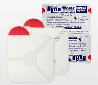 HyFin Vent Compact Chest Seal β Twin Pack