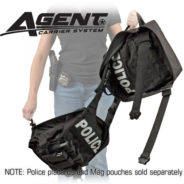 AGENT Ballistic Vest with Level IIIA Soft Body Armor, Black