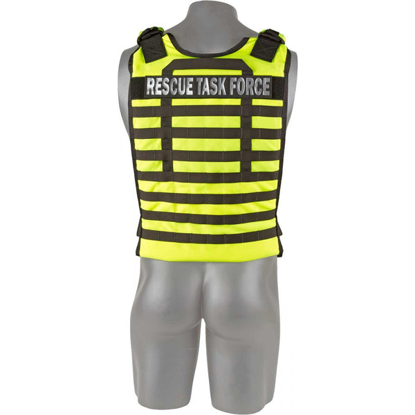 Rescue Task Force Tactical Vest Kit with Level lll Soft Body Armor, Yellow