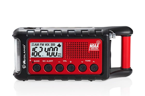 Midland® E+READY Emergency Crank Weather Alert Radio