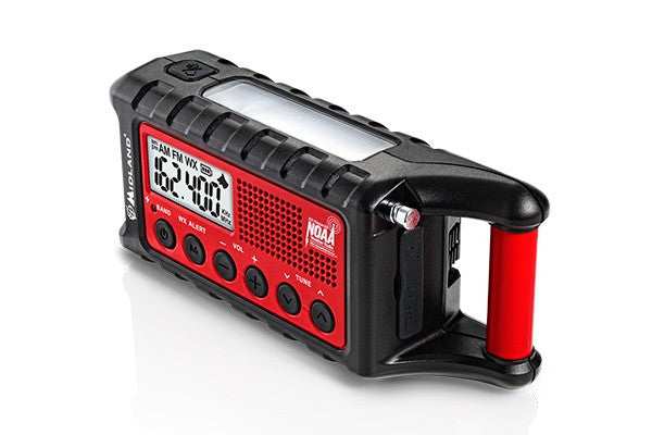 Midland® E+READY Emergency Crank Weather Alert Radio