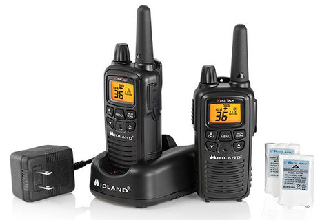 Midland® Up to 26 Mile, Two-Way, Weather/GMRS Radios With Batteries and Charger