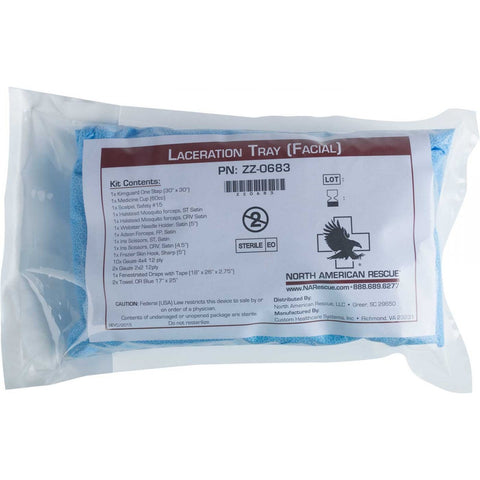 Laceration Tray - Facial