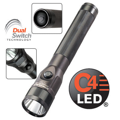 Streamlight Stinger Dual Switch C4 LED 350 Lumens, Rechargeable Batteries & 12V DC Charger