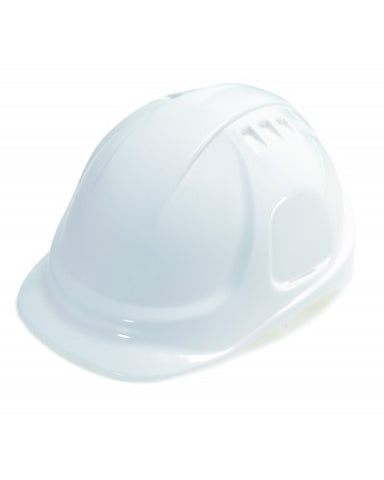 Vented Hard Hat with 6 Point Ratchet Suspension