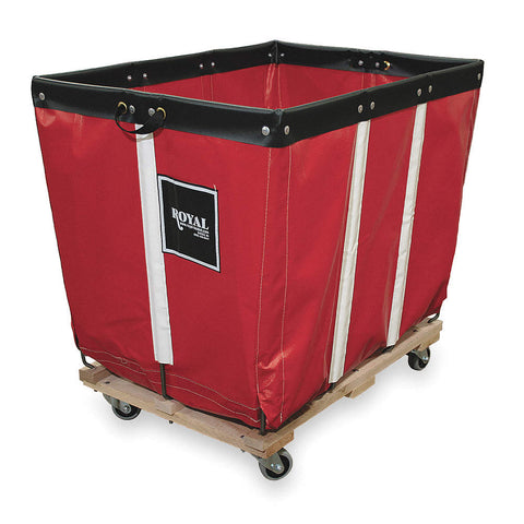 Basket Truck for Storage and Rapid Deployment of Emergency Equipment, Permanent Liner, Red