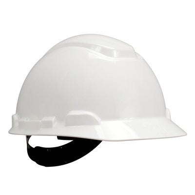 3M Hard Hat, White, 4-Point Pinlock Suspension, Case/20