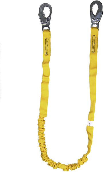 Seraph Combo Fall Protection Full Body Safety Harness with Back Support, 6' Shock-Absorbing Lanyard, OSHA ANSI