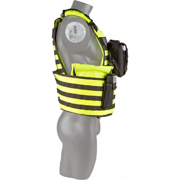 Rescue Task Force Tactical Vest Kit with Level III Soft Body Armor, Side Armor, Yellow