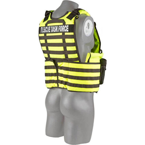 Rescue Task Force Tactical Vest Kit with Level III Soft Body Armor, Side Armor, Yellow