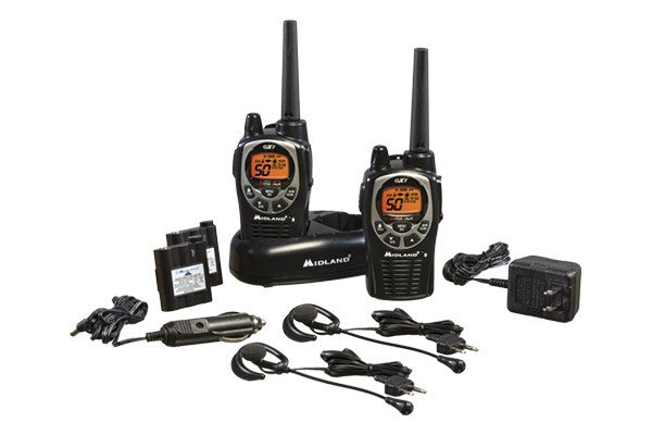 Midland® Up to 36 Mile, Waterproof, Weather/GMRS, Two-Way Radios With