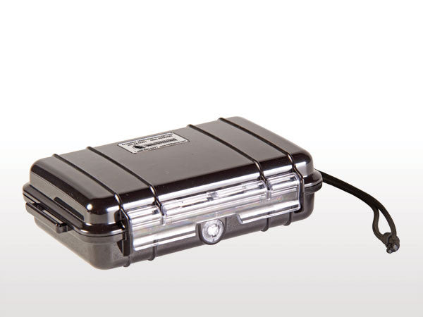 Armadillo Medication Storage Case, Black/Black