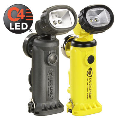 Streamlight Knucklehead Rechargeable C4 LED Flood Work/Utility Light, 200 Lumens, Charger/Holder & 120V AC & DC Cords