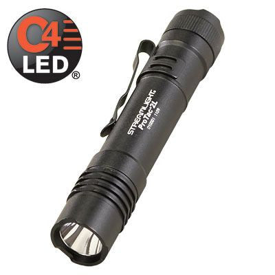 Streamlight ProTac 2L Compact Tactical Flashlight, C4 LED, 260 Lumens, Includes 2 CR123A Lithium Batteries & Holster