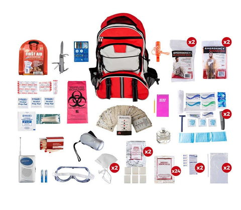 72 Hour Deluxe Survival Kit - 2 Person