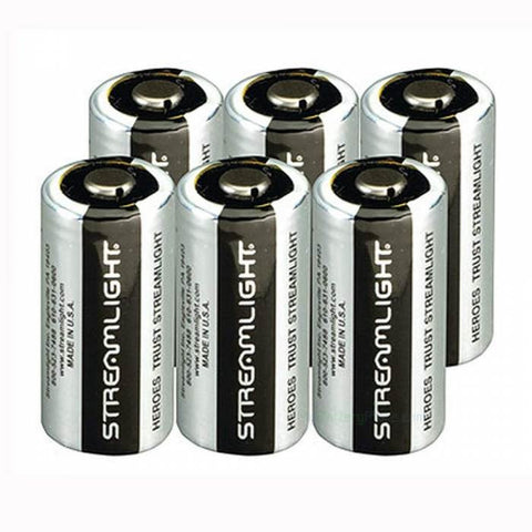 Streamlight 3V CR123 Lithium Batteries, 6 Pack