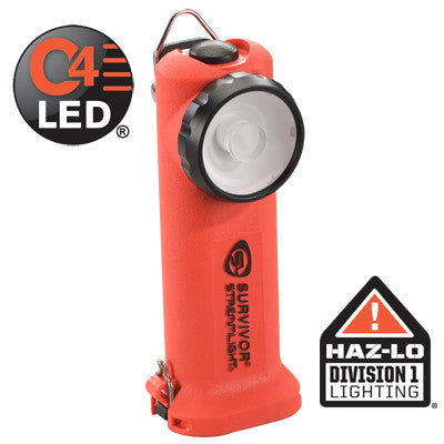 Streamlight Survivor, HAZ-LO Class 1, Division 1 Rated, C4 LED 175 Lumens, Alkaline "AA" Batteries