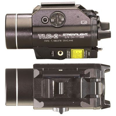 Streamlight TLR-2, 300 Lumen, Tactical Gun Mount with Red Laser